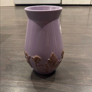 Teleflora Elegant Purple and Brown Vase 3:8